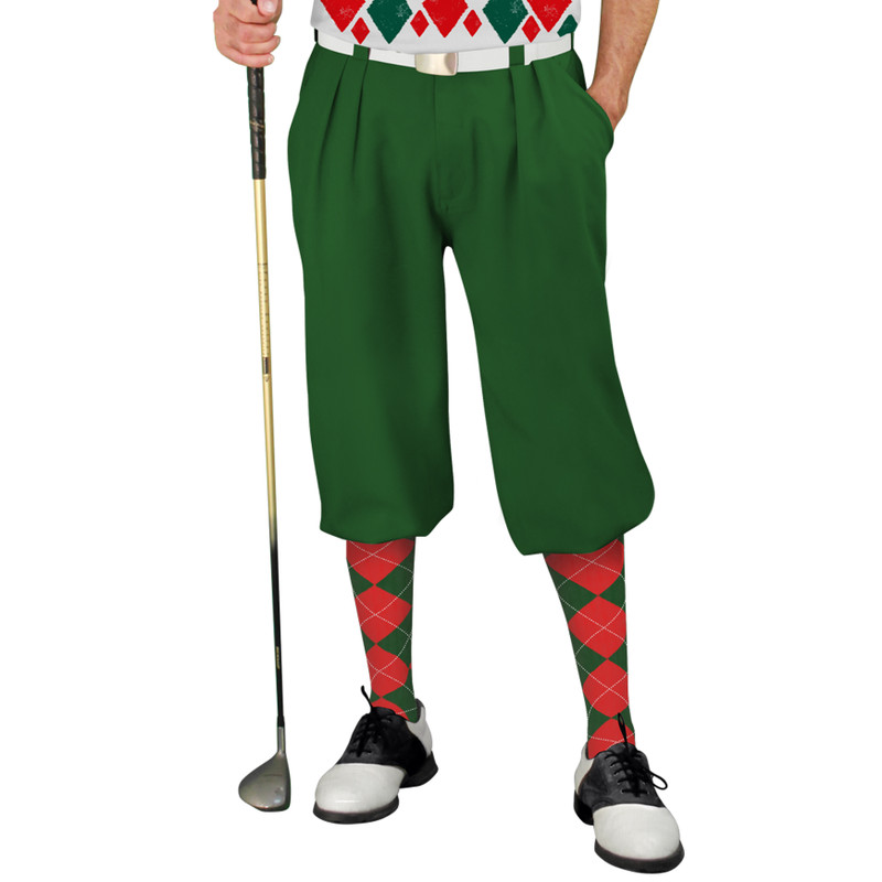 Golf Knickers Argyle Arcadia Outfit WW - Dark Green/Red
