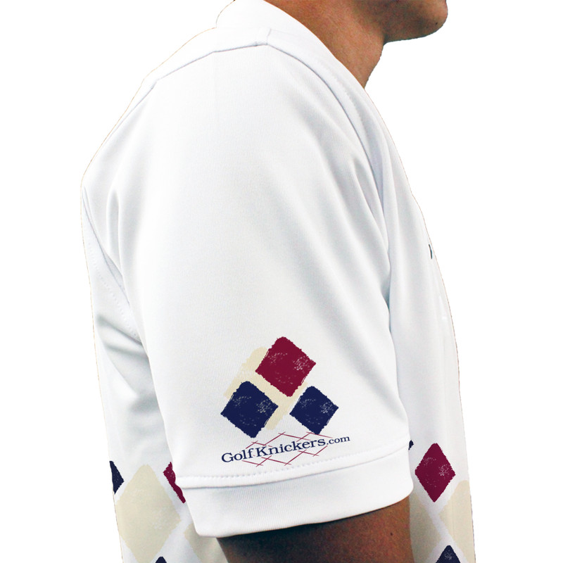 Golf Knickers Argyle Arcadia Outfit Y - Natural/Navy/Maroon