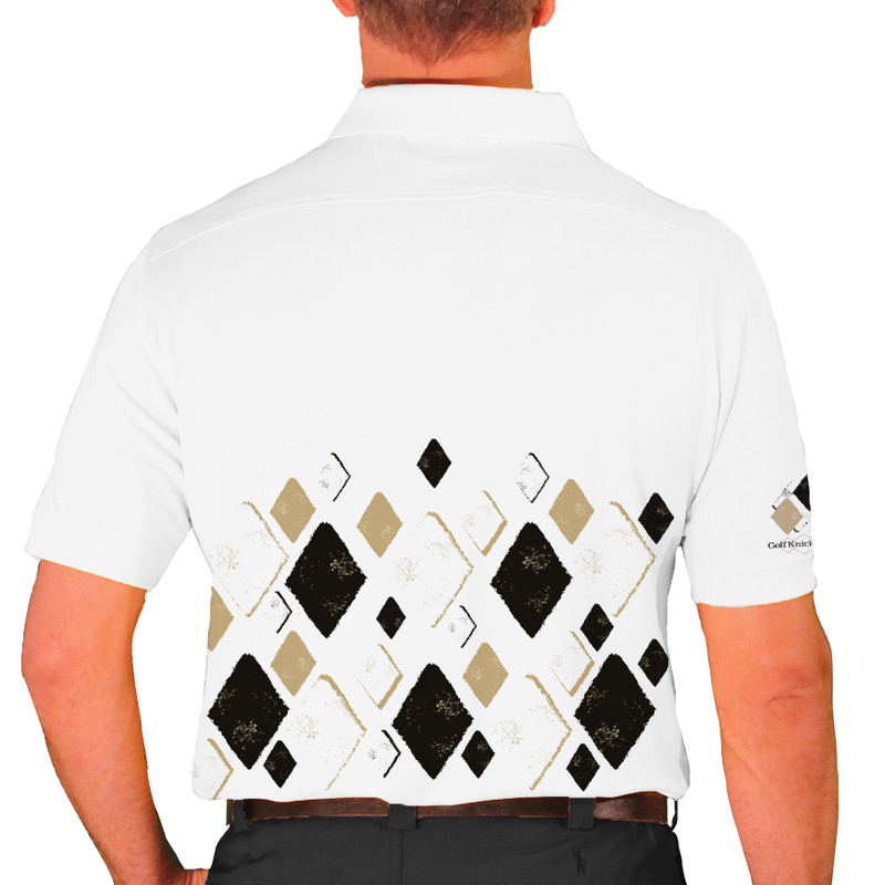 Golf Knickers Argyle Arcadia Outfit YYY - White/Black/Khaki
