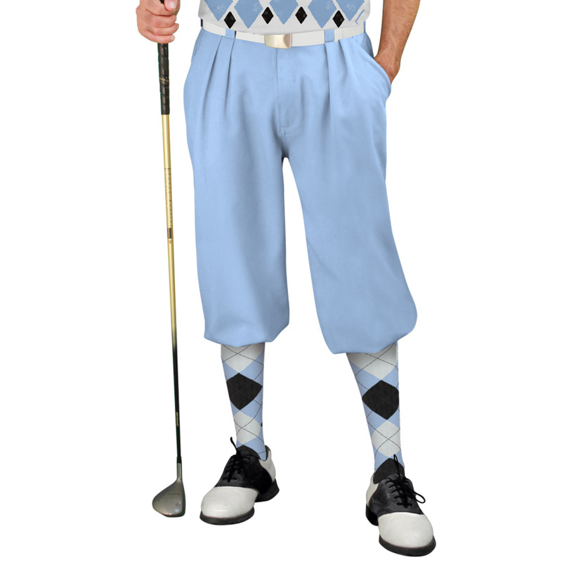 Golf Knickers Argyle Arcadia Outfit YYYY - Light Blue/Black/White