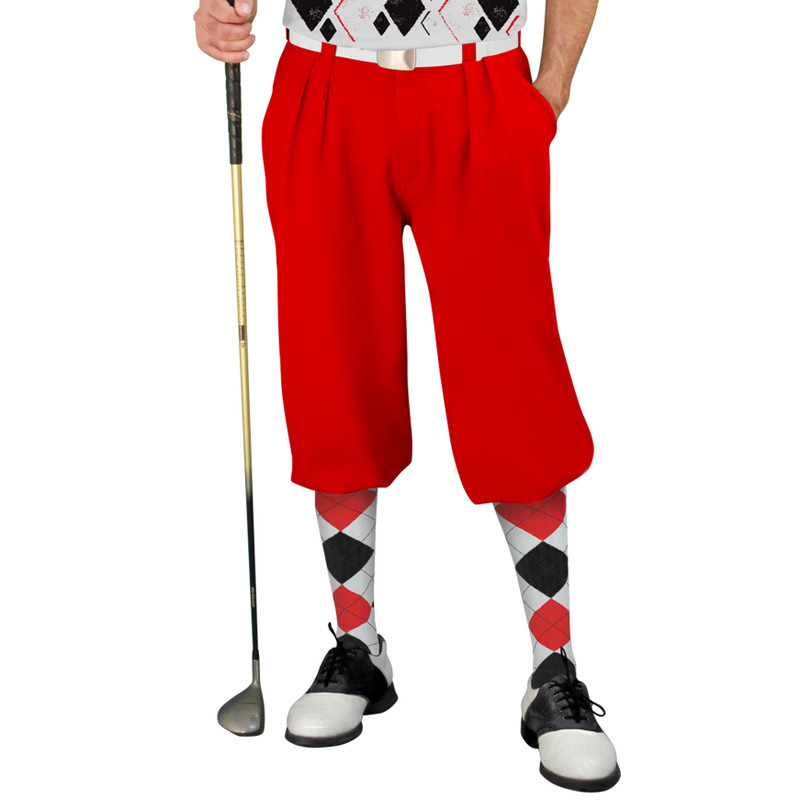 Golf Knickers Argyle Arcadia Outfit ZZZZ - White/Black/Red