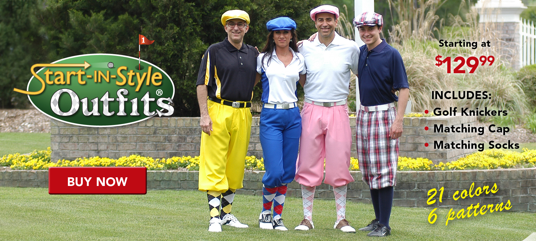 Golf Knickers | Traditional Golf Apparel | Plus Fours
