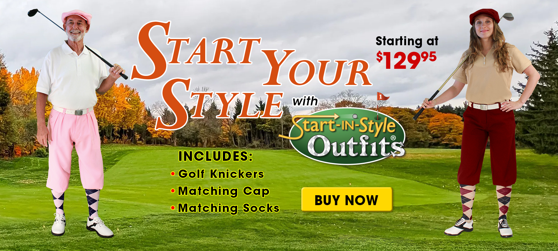 Golf Knickers | Traditional Golf Apparel | Plus Fours