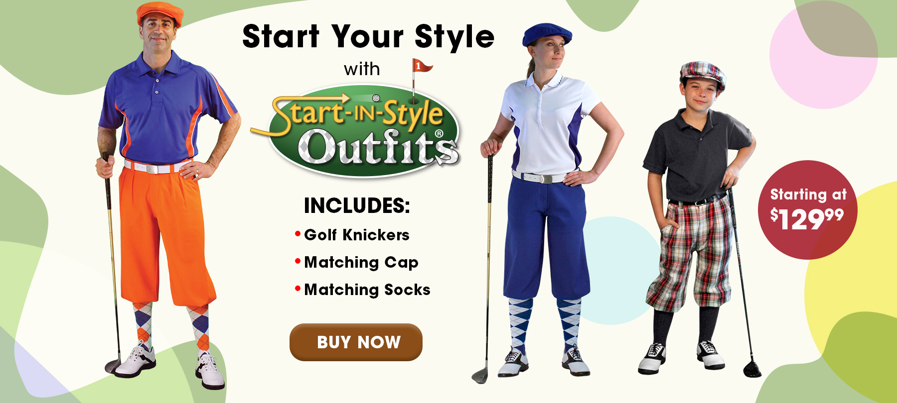 Golf Knickers | Traditional Golf Apparel | Plus Fours