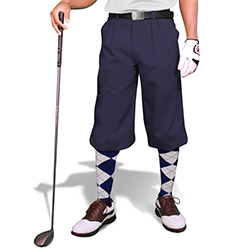 Mens Golf Knickers | Microfiber | Dark Green