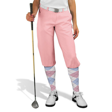 Ladies Golf Knickers | Microfiber | Pink