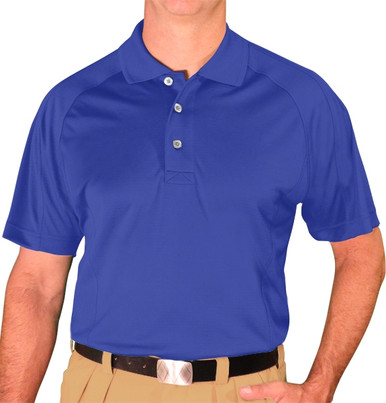 Mens Hybrid Golf Shirt - Royal Blue