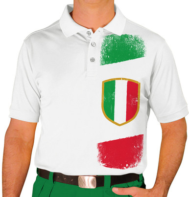 Joe Gallo ゴルフウエア ポロシャツ ITALY Flag Golf Shirts | Mens | Italy