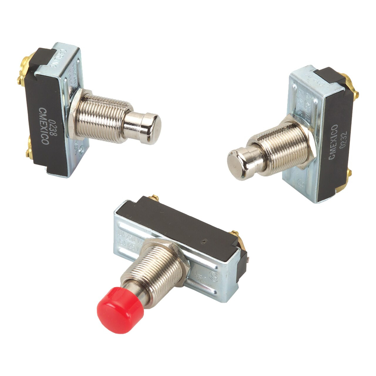 Push Button Switches - Carling Series, Single or Double Pole