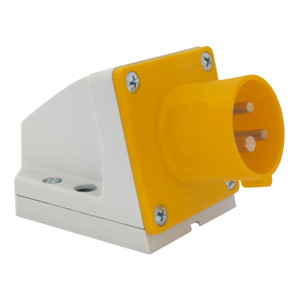 CEE Wall Mounted Inlet, 3 Pins, 32A, 110V, IP44