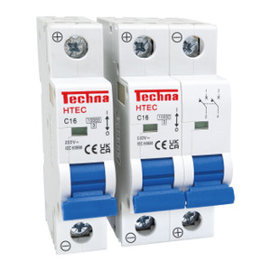 Techna Htec DC 10kA Miniature Circuit Breakers (1 - 63A)