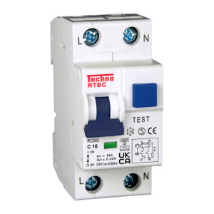 Techna RtecX6A 6kA 2P Type A RCBOs
