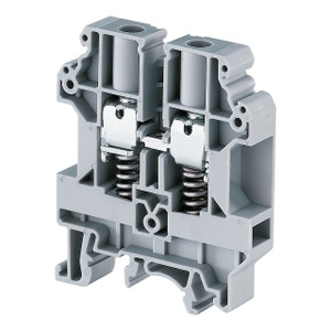 Screw clamp terminal block for 10mm² wire - Spring Loaded