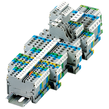 Din Rail Screw Clamp Terminal Blocks & Connectors