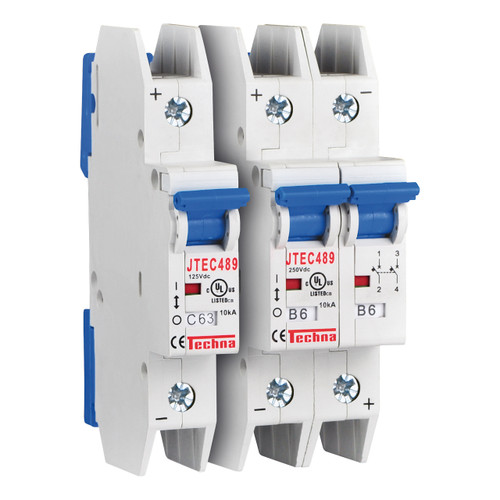 Techna Jtec489 DC 10kA Miniature Circuit Breakers