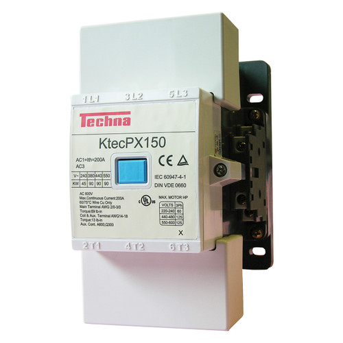 Techna KtecPX150 Contactors - AC3 440V 160A, AC1 200A