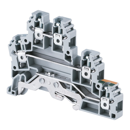 Double Level Screw Clamp Terminal block for 2.5mm² wire - E