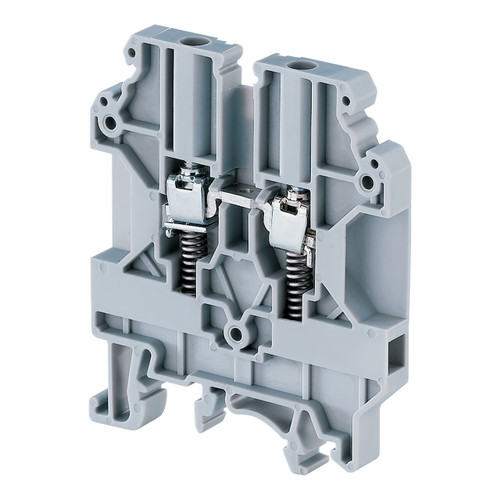 Screw clamp terminal block for 4mm² wire - Spring Loaded