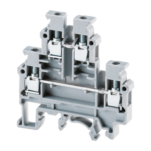 Double Level Screw Clamp Terminal block for 4mm² wire