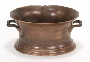 Newport Vintage Copper Oval Planter