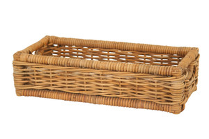 Rectangle Rattan Basket with Handholds