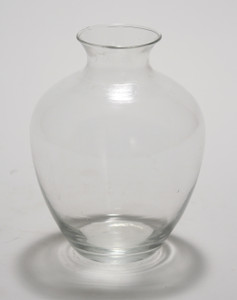Medium "Victoria" Vase in Clear Glass