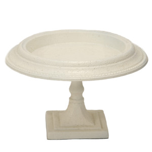 CAKE PLATE ON PEDESTAL STAND