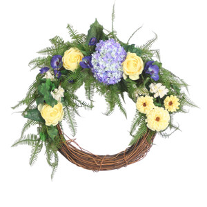 Spring Mix Floral Wreath