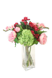 Pink,Fuchsia,and Green Garden Mix