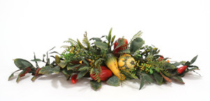 Vegetable Swag On Wood Board