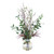 Berries in Smoke Amber Glass Vase