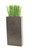 Green Grass in Tall Slim Cubist Planter
