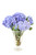 Blue Hydrangea's in Flared Vase