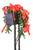 Red Poinsettia Mailbox Swag