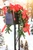 Red Poinsettia Mailbox Swag