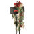 Mailbox Garland Adorned with Berries and Olives, Pine Cones and Ribbon