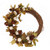 22" Fall Wreath with Cotton and Flowers