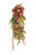 Pine Swag With Brown/Gold Poinsettias Gumdrops And Ribbon