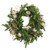 Pine Wreath with Gold Laurel and Gem Accents
