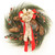 Long Pine Wreath with Berries and Ribbon