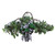 Vine Wall Hanging with Olives and Pittosporum with Black and Green Ribbon