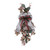 Frosted Grape Leave Swag with Laurel and Ribbon (Pack 2)