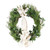 Cedar Wreath with Pittosporum and Glitter Locust and Ribbon