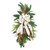 Pine Swag with Bronze Fern and Ivory Ribbon