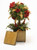 FESTIVE-RED AND GREEN TOPIARY