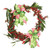 34" Green Vine Wreath with Red Berries and Candy Garland