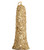 17" BELL W/THICK ROPE CORD- GOLD