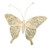 3" Beaded Butterfly with Wire in Pearl (Sold in Multiples of 12)