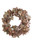 BURGUNDY GOLD FROSTED GRAPE LEAF WREATH