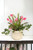 Cyclamen Orchid in Beige Pot